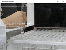 Tablet Screenshot of apc-pharma.com